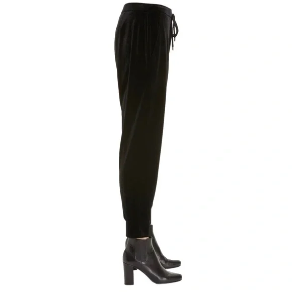 EILEEN FISHER Velvet Joggers Stretch Relaxed fit Sport-Luxe Sarouel‎ sz L - Picture 3 of 6